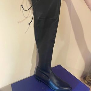 Iconic Stuart Weitzman lowland boots over the knee